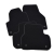 Land Rover Discovery Sport 2015-2019r. Czarne samochodowe dywaniki welurowe Gold