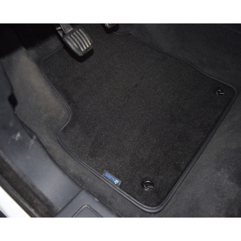 Land Rover Range Rover Evoque 2011-2018r. Czarne samochodowe dywaniki welurowe Gold