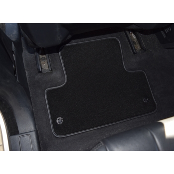 Land Rover Range Rover Evoque 2011-2018r. Czarne samochodowe dywaniki welurowe Gold