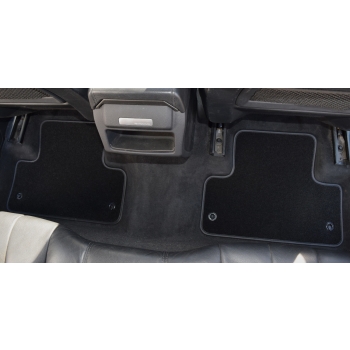 Range Rover Evoque 2011-2018r. Dywaniki welurowe - Silver - kolory do wyboru.