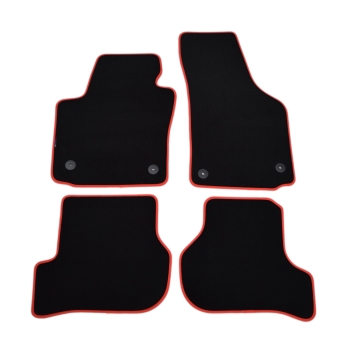 Seat Leon 2005-2012r. Dywaniki welurowe - LUX - kolory do wyboru.