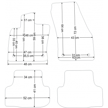 Dywaniki welurowe Skoda Karoq od 2017r. - Jakość Diamond