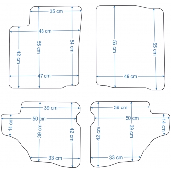 Suzuki Grand Vitara 3d 1998-2005r Dywaniki Welurowe RZ