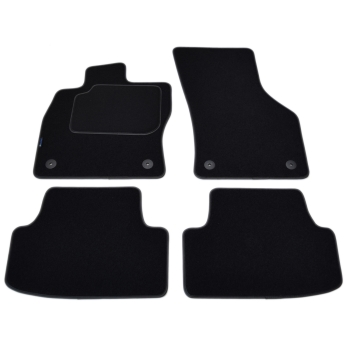Seat Leon III 2013-2020r. Dywaniki welurowe - SILVER - kolory do wyboru.