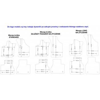Dywaniki welurowe VW Phateon 2002-2015r. - Jakość Diamond