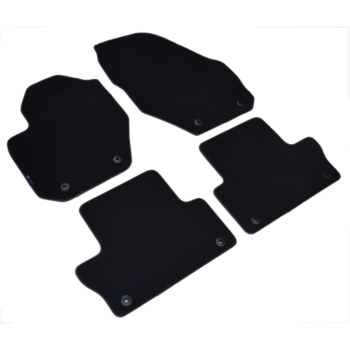 Volvo XC60 2008-2017r. Czarne samochodowe dywaniki welurowe Gold