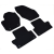 Volvo XC60 2008-2017r. Czarne samochodowe dywaniki welurowe Gold