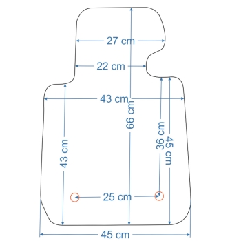 BMW Seria 3 F30 / F31 2012-2019r.  Dywanik Kierowcy  SILVER - WYPRZEDAŻ