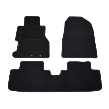 Honda Civic VII 3d 2001-2005r.  Dywaniki Welurowe SILVER - WYPRZEDAŻ