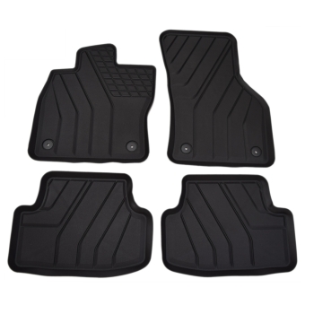 Dywaniki gumowe, korytkowe, Amal Plast. - Seat Leon III 2013-2020r.