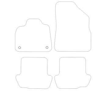 Citroen DS5 2011-2015 r. Dywaniki Welurowe OP