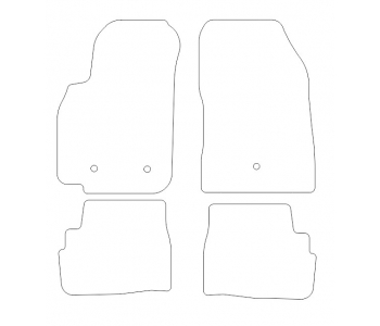 Opel Karl od 2015r. Dywaniki Welurowe OP