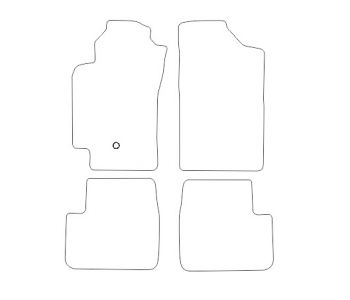 Toyota Avensis 1997-2002r. Dywaniki Welurowe OP