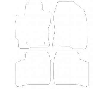 Toyota Prius 2003-2009r. Dywaniki Welurowe OP