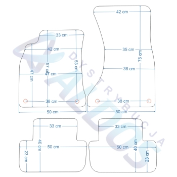 Dywaniki Gumowe Audi A4 B8 i A5 Sportback 08-15r.