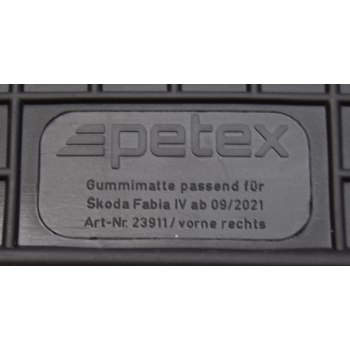 Skoda Fabia IV od 09/2021r. Dywaniki Gumowe - Petex