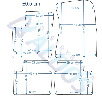 Dywaniki gumowe Petex - Qashqai III J12 od 06/2021r.