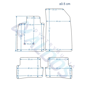 Dywaniki Gumowe Renault Clio III 05-12r. - Petex
