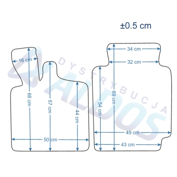Dywaniki Gumowe Smart ForTwo 98-07r. - Petex