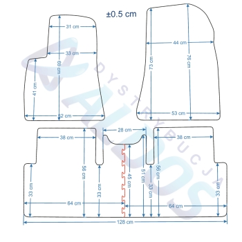 Dywaniki Gumowe Tesla Model 3 od 11/2018r. - Producent Petex