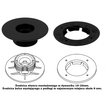 Dywaniki welurowe do Citroena C1 / Peugeota 107 / Toyota Aygo (2005-2014r.) Economy