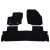 Dywaniki samochodowe Silver Ford Galaxy i S-Max 5os. 2006-2012r.  (czarne - SP049)