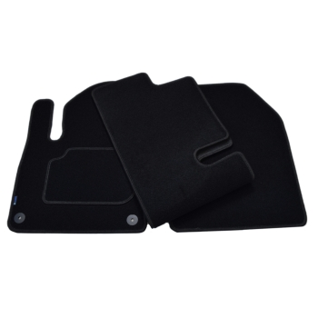 Dywaniki samochodowe Silver Citroen C4 Picasso II 5os. 2013-2018r. / Spacetourer 2018-2022r.  (czarne - SP053)