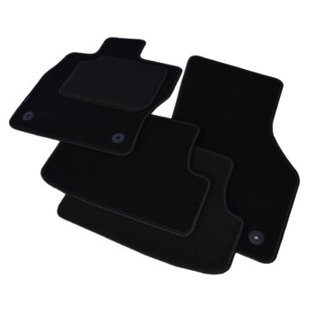 Dywaniki samochodowe Silver Seat Leon III 2013-2020r. / VW Golf VII 2012-2020r.  (czarne - SP054)