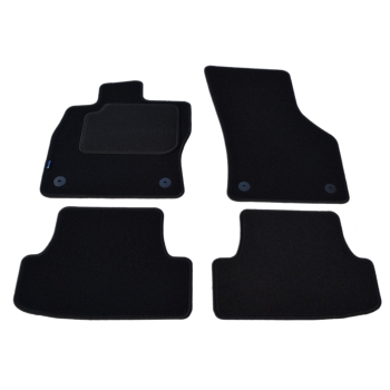 Dywaniki samochodowe Silver Seat Leon III 2013-2020r. / VW Golf VII 2012-2020r.  (czarne - SP054)