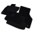Dywaniki samochodowe Silver Seat Leon III 2013-2020r. / VW Golf VII 2012-2020r.  (czarne - SP054)