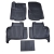 Dywaniki gumowe, korytkowe 3D, Stingray - Mercedes W166 ML 2011-2015r. / 5 el.