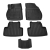 Dywaniki gumowe, korytkowe 3D, Stingray - Opel Zafira C Tourer 2012-2019r. 5 os. / 5el.