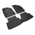 Dywaniki gumowe, korytkowe 3D, Stingray - Peugeot 508 I 2010-2019r. / 5 el.