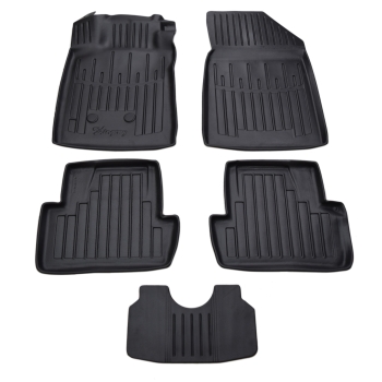 Dywaniki gumowe, korytkowe 3D, Stingray - Renault Clio III 2005-2012r. / 5 el.