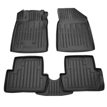 Dywaniki gumowe, korytkowe 3D, Stingray - Renault Clio III 2005-2012r. / 5 el.