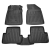 Dywaniki gumowe, korytkowe 3D, Stingray - Renault Clio III 2005-2012r. / 5 el.