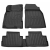 Dywaniki gumowe, korytkowe 3D, Stingray - Renault Kadjar od 06/2015r. / 5 el.