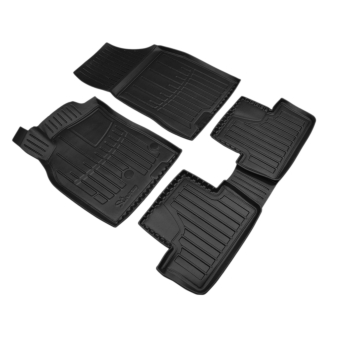 Dywaniki gumowe, korytkowe 3D, Stingray - Renault Megane III HB 2008-2015r. / 5 el.
