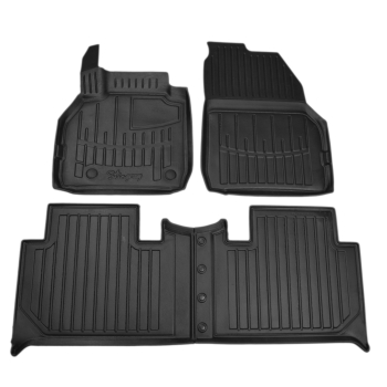 Dywaniki gumowe, korytkowe 3D, Stingray - Renault Scenic II 2003-2009r. / 4 el.