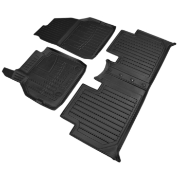 Dywaniki gumowe, korytkowe 3D, Stingray - Renault Scenic II 2003-2009r. / 4 el.