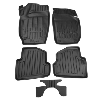 Dywaniki gumowe, korytkowe 3D, Stingray - Skoda Fabia II 2007-2014r. / 5 el.