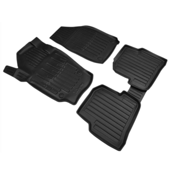 Dywaniki gumowe, korytkowe 3D, Stingray - Skoda Fabia III 2014-2021r. / 5 el.