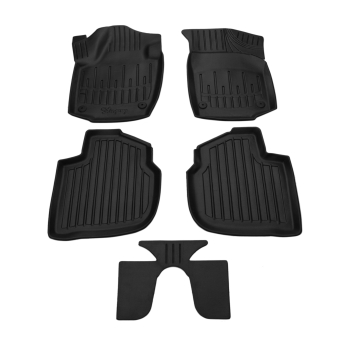 Dywaniki gumowe, korytkowe 3D, Stingray - Skoda Rapid 2012-2019r. / 5 el.