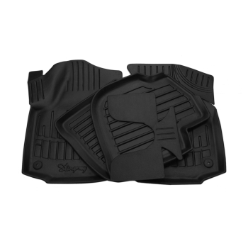 Dywaniki gumowe, korytkowe 3D, Stingray - Skoda Rapid 2012-2019r. / 5 el.