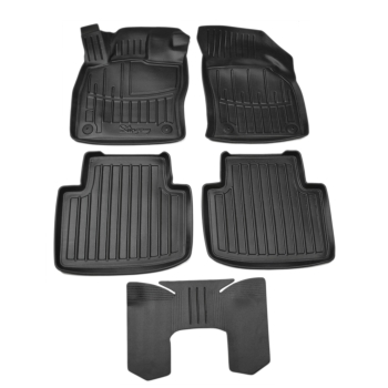 Dywaniki gumowe, korytkowe 3D, Stingray - Skoda Superb III od 2015r. / 5 el.