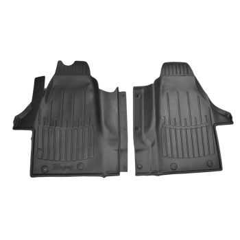 Dywaniki gumowe, korytkowe 3D, Stingray - VW T6 2015-2021r. / 2 el.
