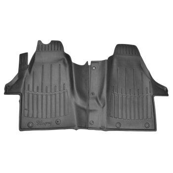 Dywaniki gumowe, korytkowe 3D, Stingray - VW T6 2015-2021r. / 2 el.