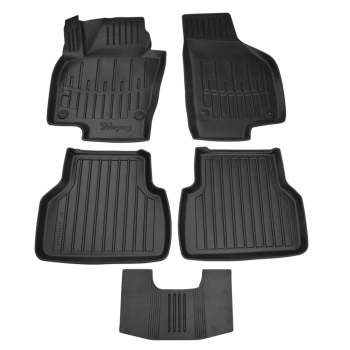 Dywaniki gumowe, korytkowe 3D, Stingray - VW Tiguan I 2007-2015r. / 5 el.