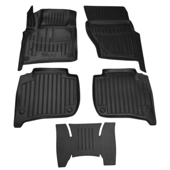 Dywaniki gumowe, korytkowe 3D, Stingray - VW Touareg II (7P) 2010-2018r. / 5 el.