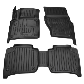 Dywaniki gumowe, korytkowe 3D, Stingray - VW Touareg II (7P) 2010-2018r. / 5 el.